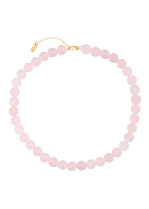 Candy Coral Blossom M necklace Light Pink Gilded House Of Vincent
